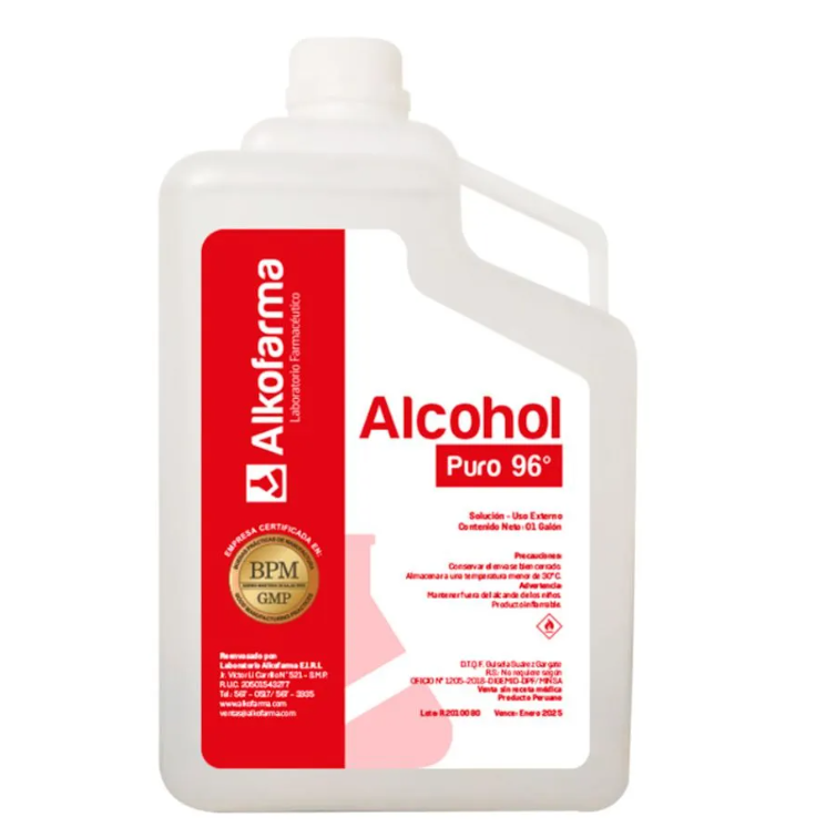 Alcohol Puro 96° – Alkofarma
