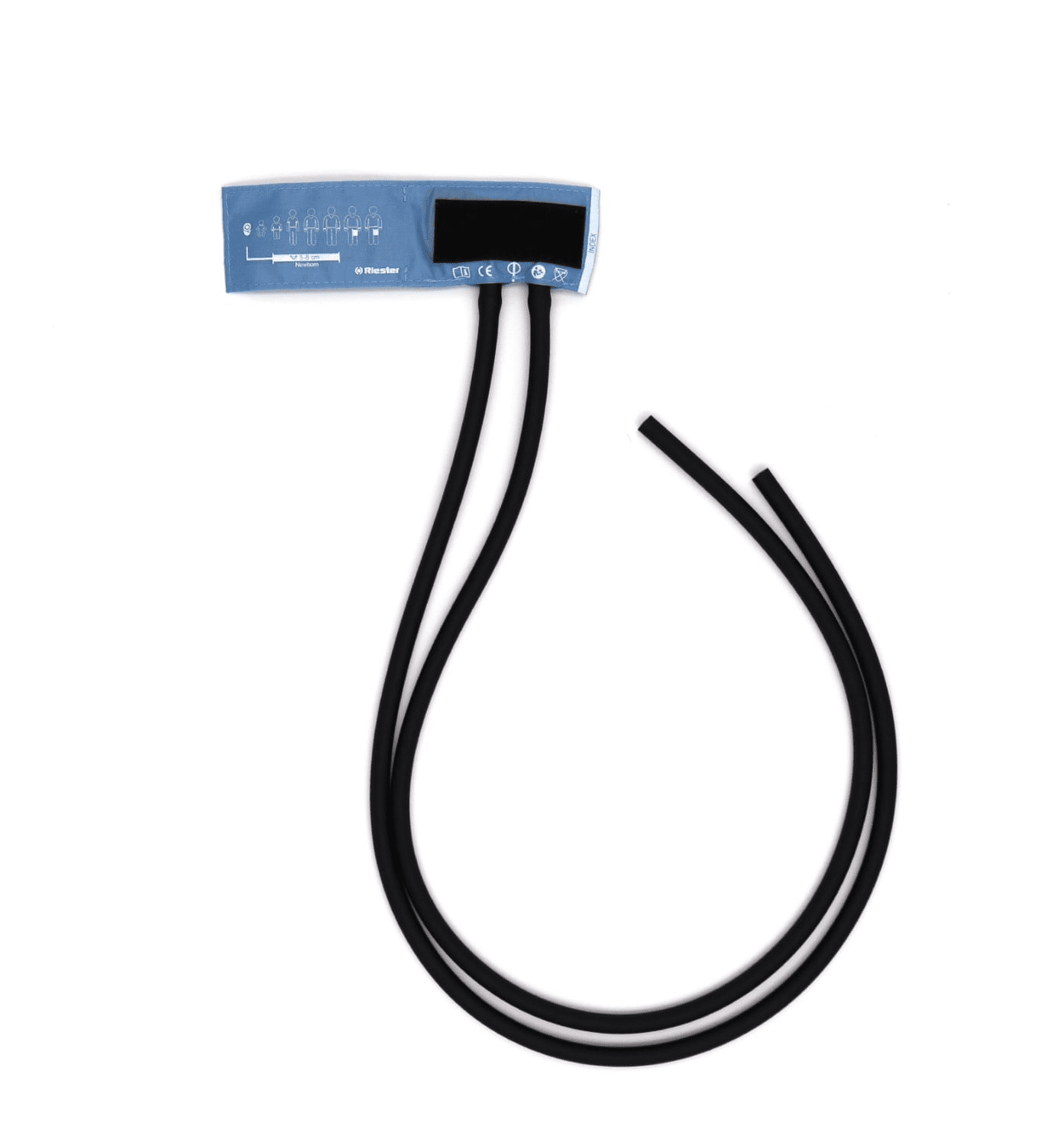Brazalete Velcro 2-Tubos Azul