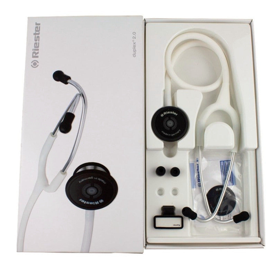 Estetoscopio Duplex®️ 2.0 Pediátrico, Acero Inoxidable, Riester