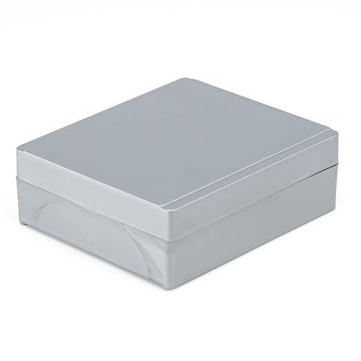 Caja para 25 portaobjetos, forrada de corcho