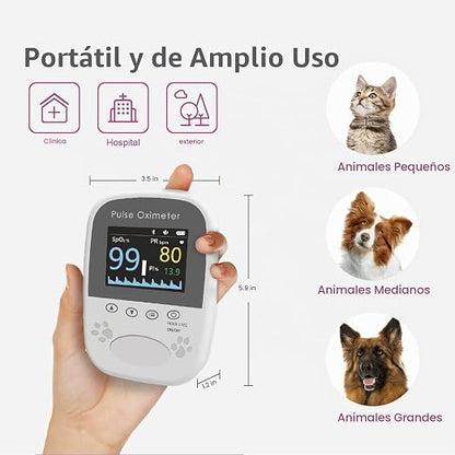 Oxímetro de Pulso Portátil Veterinario
