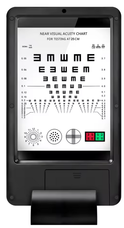 Mini tabla de agudeza visual portatil LED