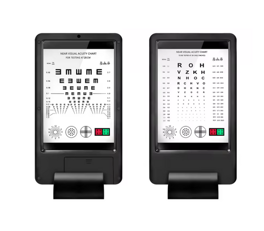 Mini tabla de agudeza visual portatil LED