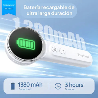 Otoscopio con Camara 4.3mm, con pantalla 1.85" WiFi Compatible con Android/iPhone