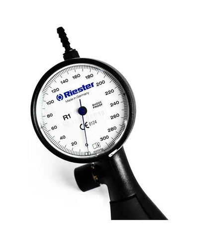 Tensiómetro Aneroide R1 shock-proof® con 3 brazaletes, Riester