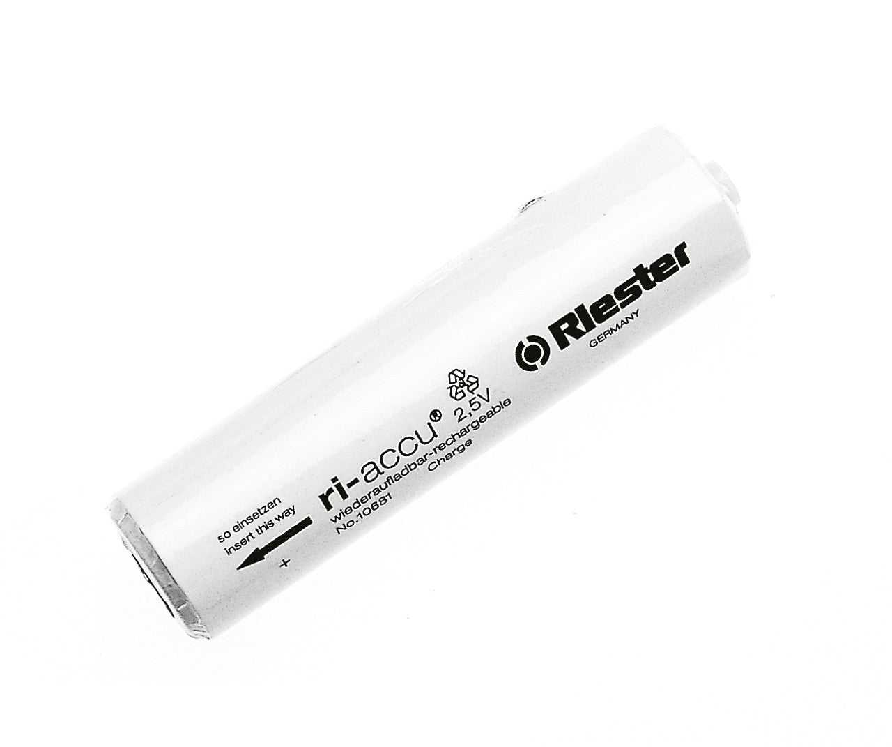 Batería Recargable ri-accu® 2.5V