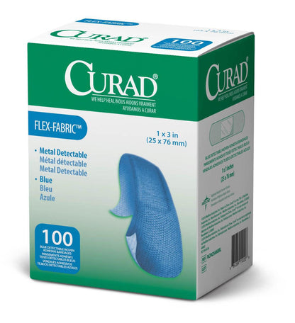 Curitas Azules Con Metal Detectable, Estéril